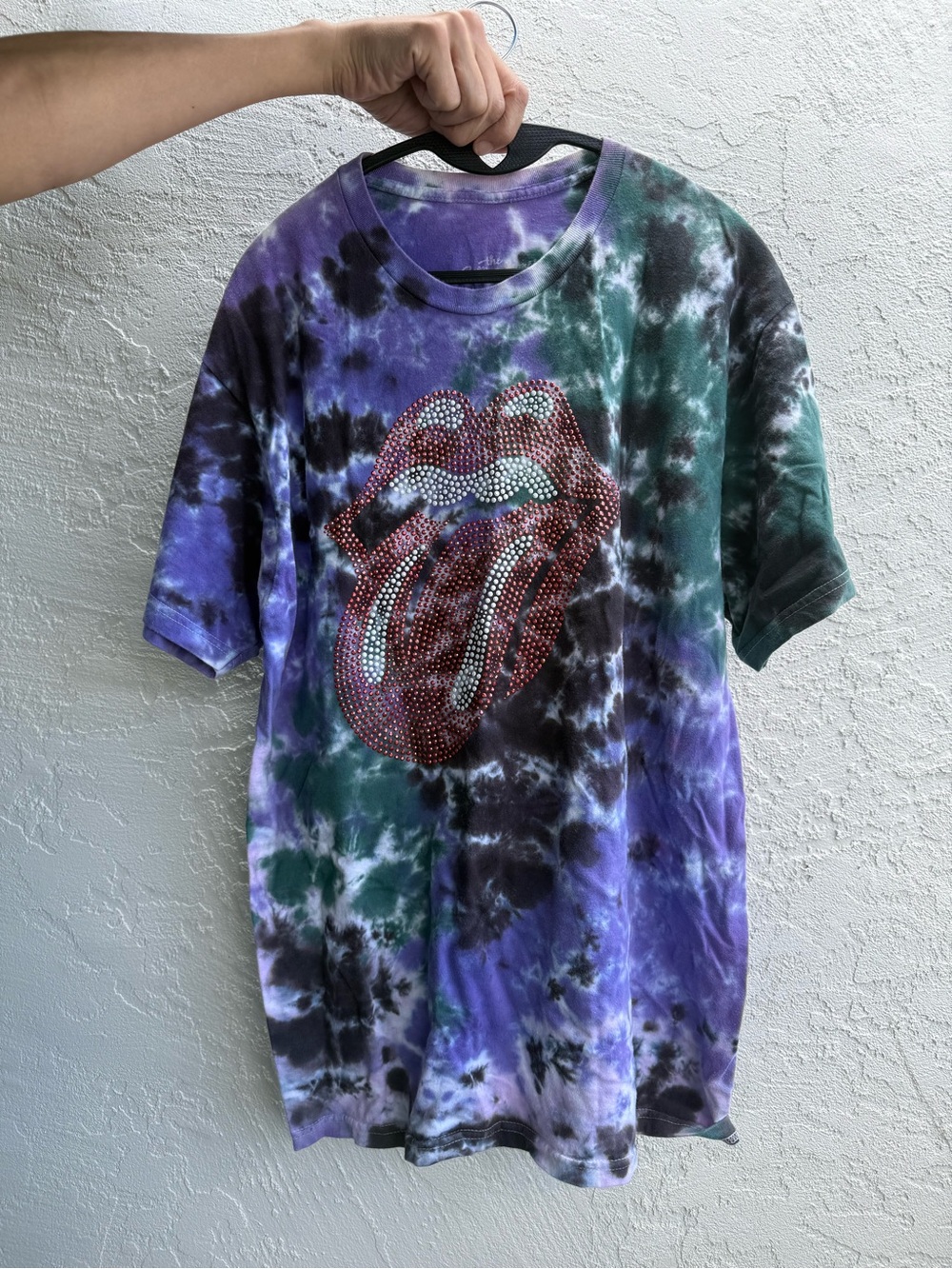 Tie-Dye Rolling Stones tshirt